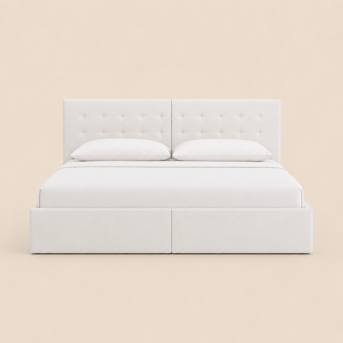 Lit Coffre NoliaHome – Tête de Lit Intégrée & Grand Rangement