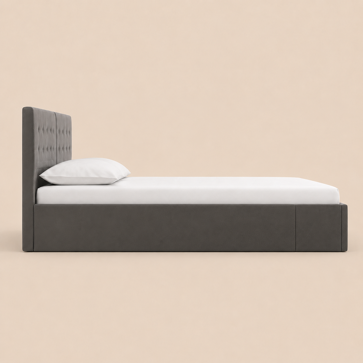 Lit Coffre NoliaHome – Tête de Lit Intégrée & Grand Rangement